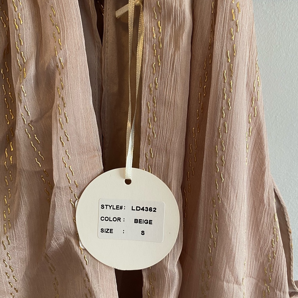 Luxxel Romantic Pink Maxi Cocktail Dress - Picture 6 of 6